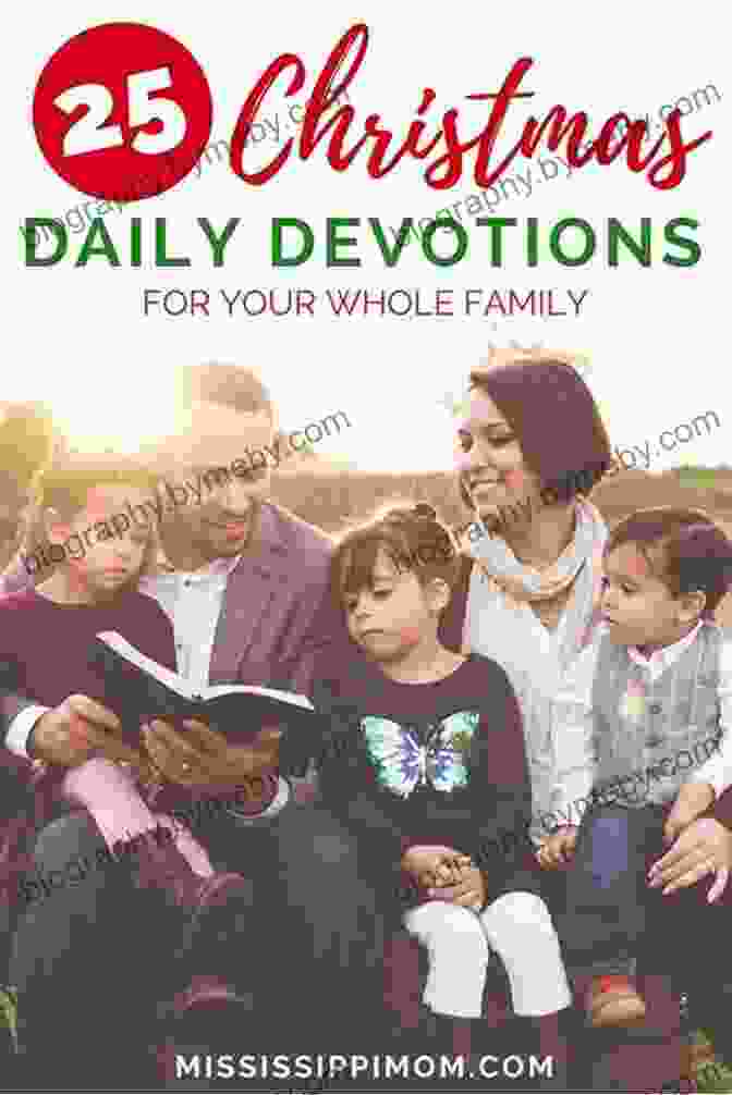 25 Days Of Minute Family Christmas Devotions Cover Featuring A Festive Illustration Of A Family Celebrating Christmas Together A Family Christmas Volume 2: 25 Days Of 5 Minute Family Christmas Devotions For Older Children