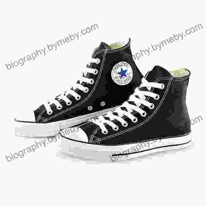 A Black And White Photo Of The Original Converse All Star Basketball Shoe, With A High Top Design And A White Rubber Sole. Chucks : The Phenomenon Of Converse: Chuck Taylor All Stars