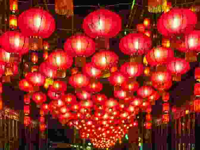 A Bustling Lantern Festival In Tang Dynasty China, With Brightly Lit Lanterns Illuminating The Streets And People Celebrating Playing With Lanterns Wang Yage