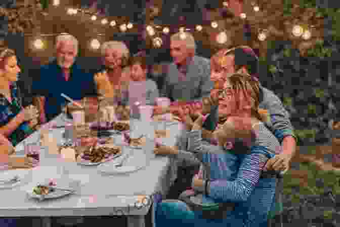 A Cheerful Illustration Of A Group Of Children And Adults Gathered Around, Sharing Laughter And Enjoying The Festive Atmosphere Of Christmas, Surrounded By Christmas Decorations And Twinkling Lights. Christmas Stories: Christmas Bedtime Stories For Kids And Christmas Jokes