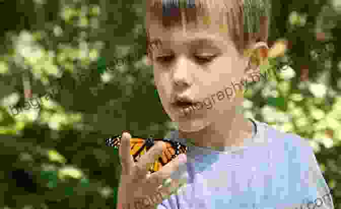 A Child Crouches Down, Intently Watching A Butterfly Flutter Nearby. Peculiar Lessons: How Nature And The Material World Shaped A Prairie Childhood