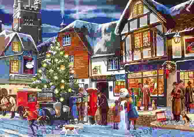 A Detailed Illustration Of A Bustling Christmas Village With People Enjoying The Festive Atmosphere. My Big Wimmelbook Christmas Village (My Big Wimmelbooks)