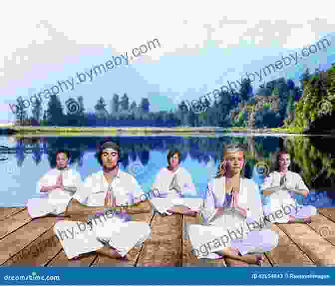 A Group Of People Meditating In A Sacred Landscape. Pagan Portals Australian Druidry: Connecting With The Sacred Landscape