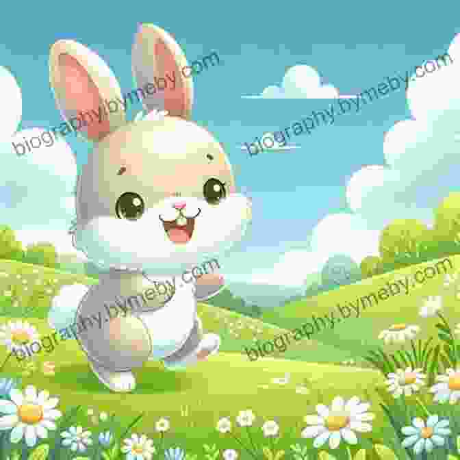 A Joyful Easter Bunny Hopping Through A Field Of Daisies Easter Bunny: Short Stories Jokes Games And More