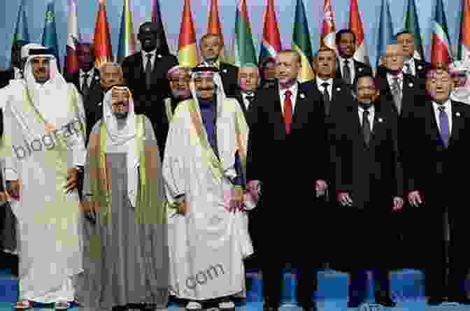 A Photograph Of Palestinians And Muslim Leaders Meeting In A Conference Room Palestinians (Major Muslim Nations) Anna Carew Miller