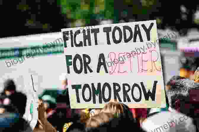 A Powerful Photograph Depicting Be Fair Leading A Protest, Their Eyes Fixed With Determination And Their Voice Echoing The Call For Justice Up Up And Away: The Biography Of BE FAIR