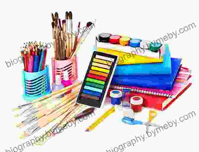 A Variety Of Art Materials And Tools For Children Open Ended Art For Young Children