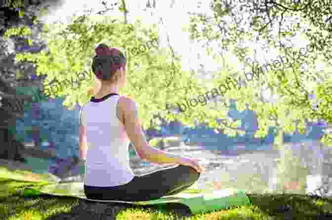 A Woman Sitting In Meditation, Surrounded By A Serene Atmosphere The House Is Full Of Yogis