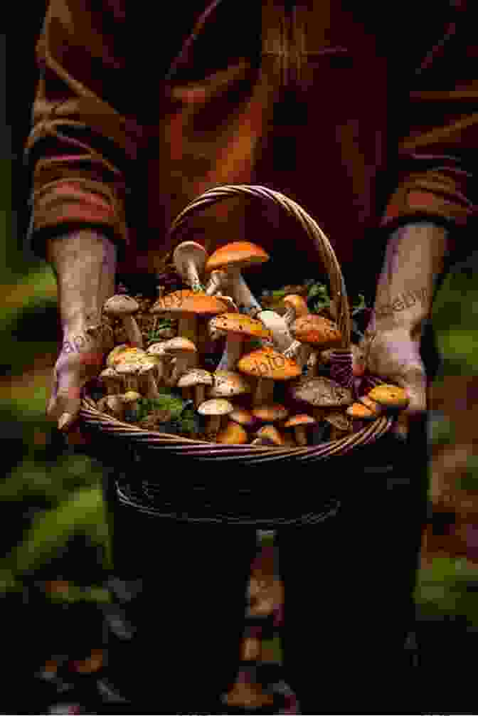 Basket Filled With Freshly Foraged Greens, Berries, And Mushrooms Wild Witchcraft: Folk Herbalism Garden Magic And Foraging For Spells Rituals And Remedies