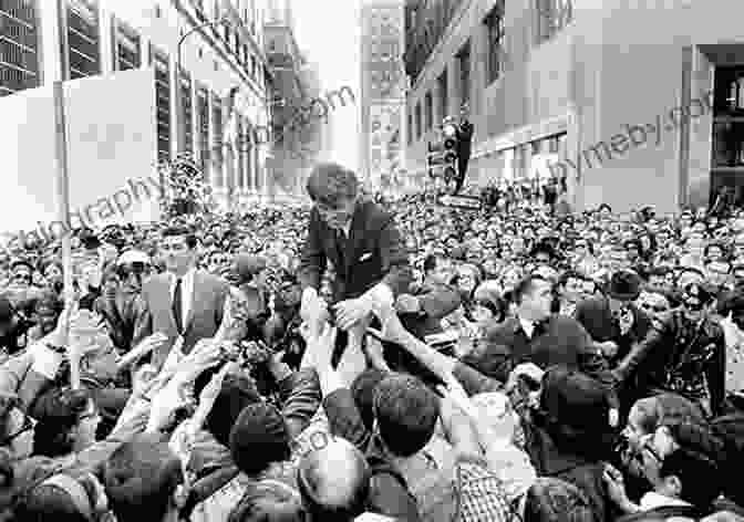 Color Photograph Of Senator Robert F. Kennedy Addressing A Crowd Of Supporters Ten Million Kisses Rick Perlstein