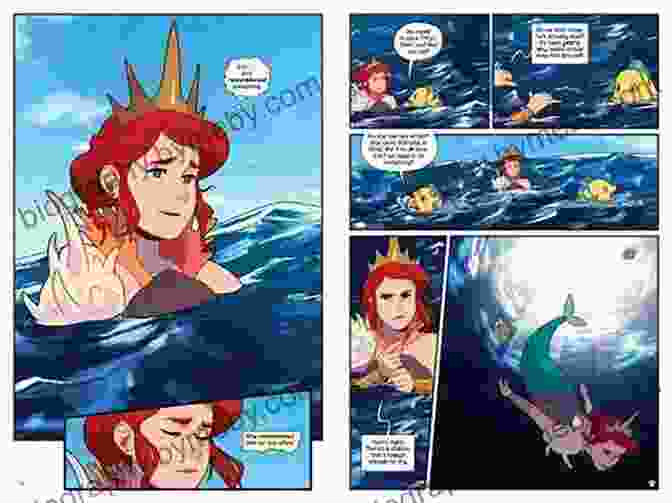 Cover Of Lily Fish Tale Graphic Novel By Dana Simpson, Featuring A Young Mermaid Named Lily Swimming Through A Coral Reef. Lily S Fish Tale Dana Simpson