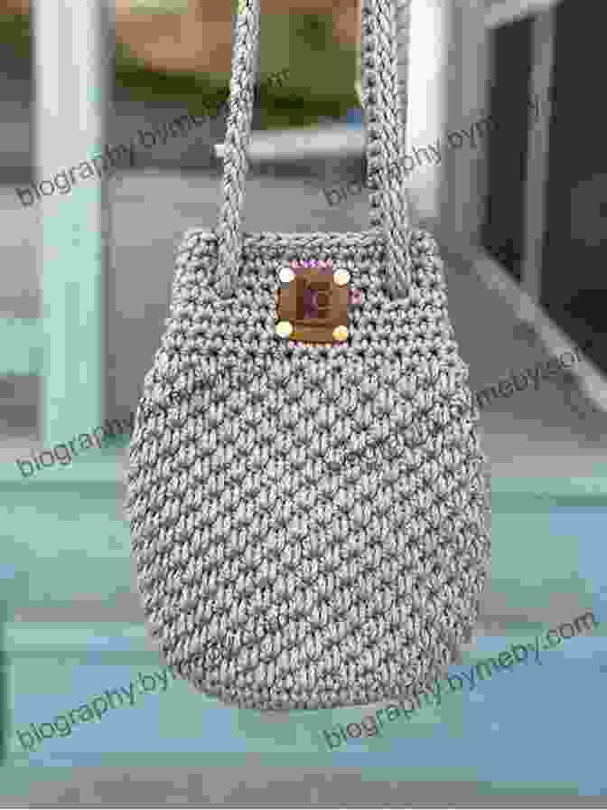 Crochet Bag With Intricate Lacework Yarn Bag Crochet Pattern #162