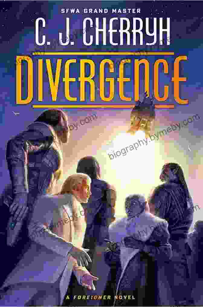 Divergence Foreigner 21 Book Cover Featuring A Vibrant And Enigmatic Alien Landscape Divergence (Foreigner 21) C J Cherryh