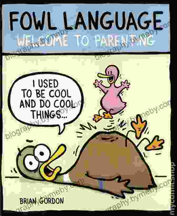 Fowl Language Welcome To Parenting Book Cover, Featuring A Cartoon Chicken Wearing A Diaper And Holding A Coffee Mug Fowl Language: Welcome To Parenting