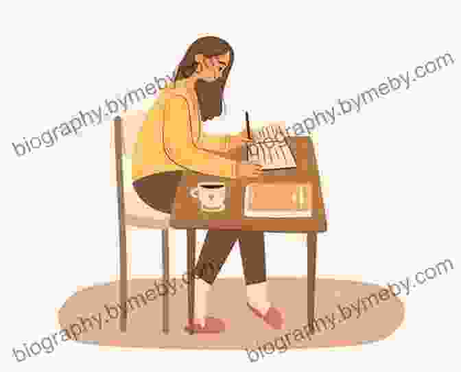 Illustration Of A Person Writing In A Notebook CHEEPS THE CHICK: Short Story Games Jokes And More