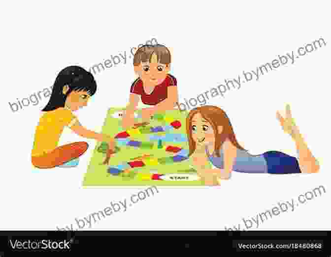 Illustration Of Children Playing A Board Game CHEEPS THE CHICK: Short Story Games Jokes And More