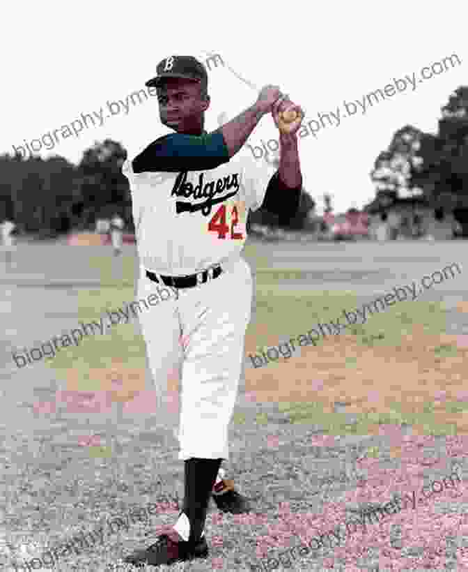 Jackie Robinson Batting In His Brooklyn Dodgers Uniform Opening Day: The Story Of Jackie Robinson S First Season