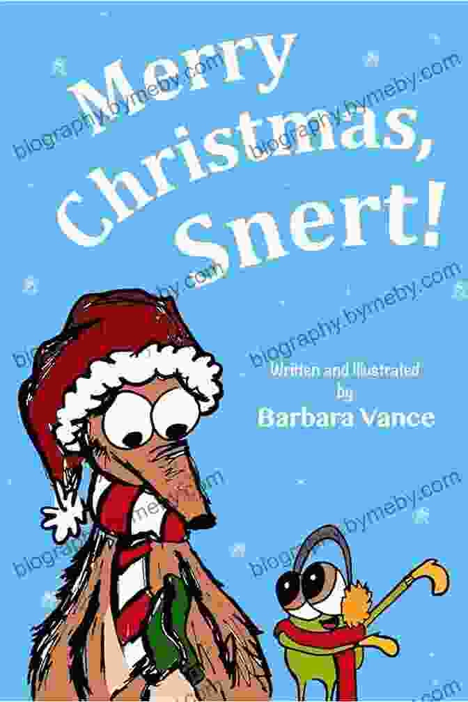 Merry Christmas Snert Book Cover With Snert The Reindeer And Santa Claus Merry Christmas Snert Monika Parciak