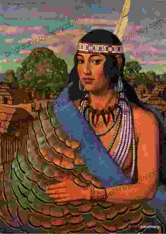 Pocahontas, A Native American Woman Who Saved The Life Of John Smith And Played A Crucial Role In The Jamestown Settlement. Native American Heroes Ann McGovern