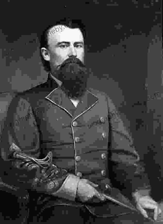 Portrait Of General Jo Shelby, A Bearded Man Wearing A Confederate Uniform General Jo Shelby S March Anthony Arthur