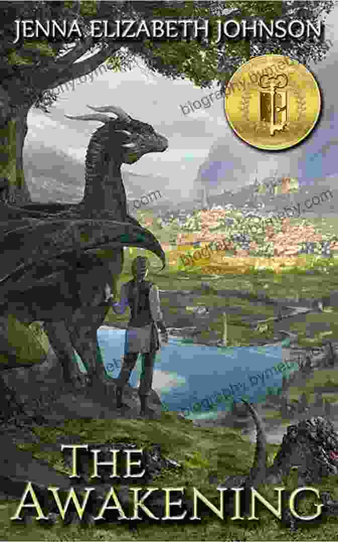 The Awakening: The Legend Of Oescienne Book Three Cover Art Depicts A Group Of Adventurers Standing On The Edge Of A Cliff, Overlooking A Vast And Mysterious Landscape. The Awakening: The Legend Of Oescienne (Book Three)