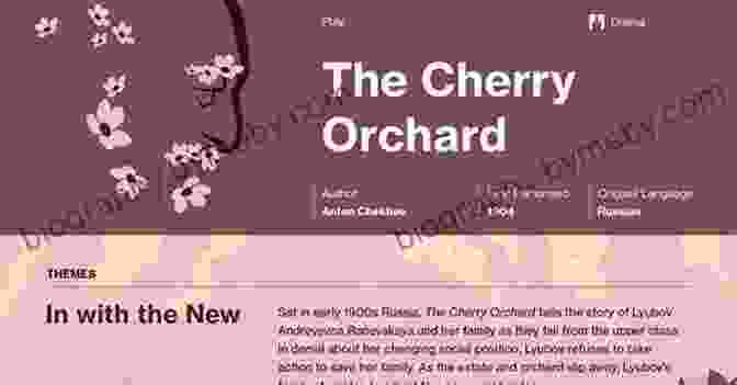 The Cherry Orchard Is A Poignant Exploration Of Loss, Change, And The End Of An Era. Plays: Ivanov The Seagull Uncle Vanya Three Sisters The Cherryorchard (Penguin Classics S )