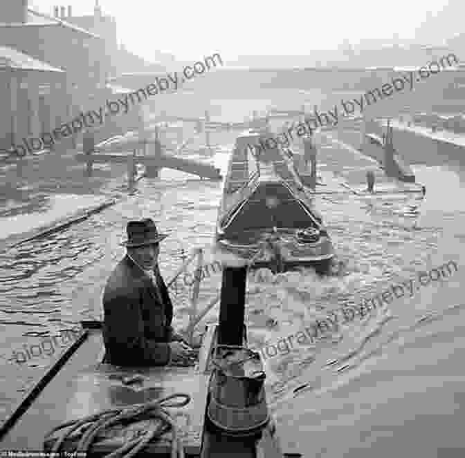 The Erie Canal, A Black And White Photograph Of A Canal With Boats And People Wedding Of The Waters: The Erie Canal And The Making Of A Great Nation