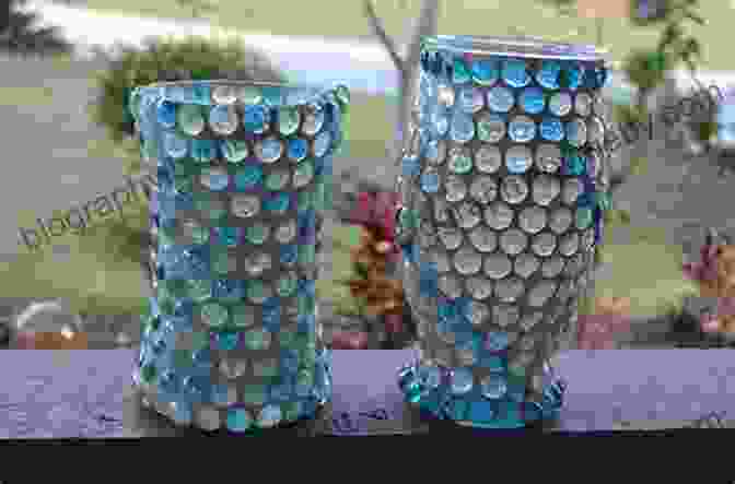 The Finished Beaded Vase Create Beaded Vases From Used Light Bulbs