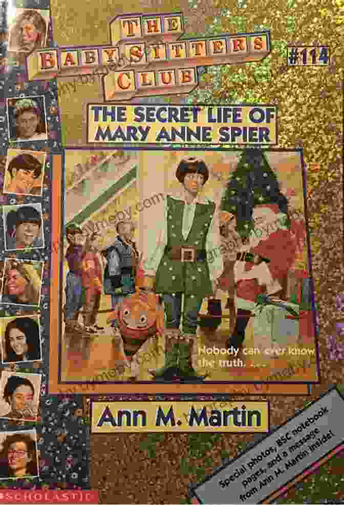 The Secret Life Of Mary Anne Spier Book Cover, Featuring A Young Girl With Long Hair And A Thoughtful Expression. Secret Life Of Mary Anne Spier (The Baby Sitters Club #114) (Baby Sitters Club (1986 1999))