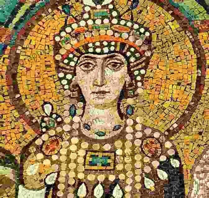 Theodora Portrait In Byzantine Landscape, Empress Theodora, Byzantine Art, Ravenna, Mosaic Theodora: Portrait In A Byzantine Landscape