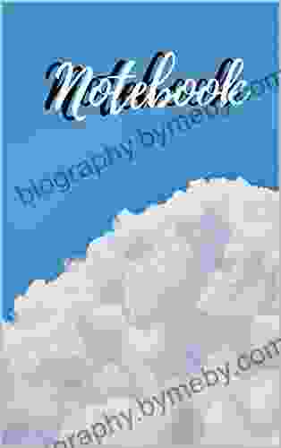 Notebook: Blue Sky And White Cloud Composition Notebook Large 6 X 9 College Ruled 110 Pages (White Papers)