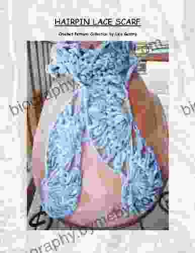 Hairpin Lace Scarf Crochet Pattern #156